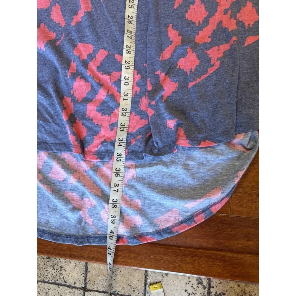 Lularoe Carly Hi Low Dress Geometric Size XXS Stretchy NWT - Picture 14 of 15
